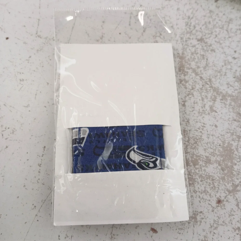 Seattle Seahawks Handmade Accessory Set – Pouch, Cord Keeper, ID Tag NFL